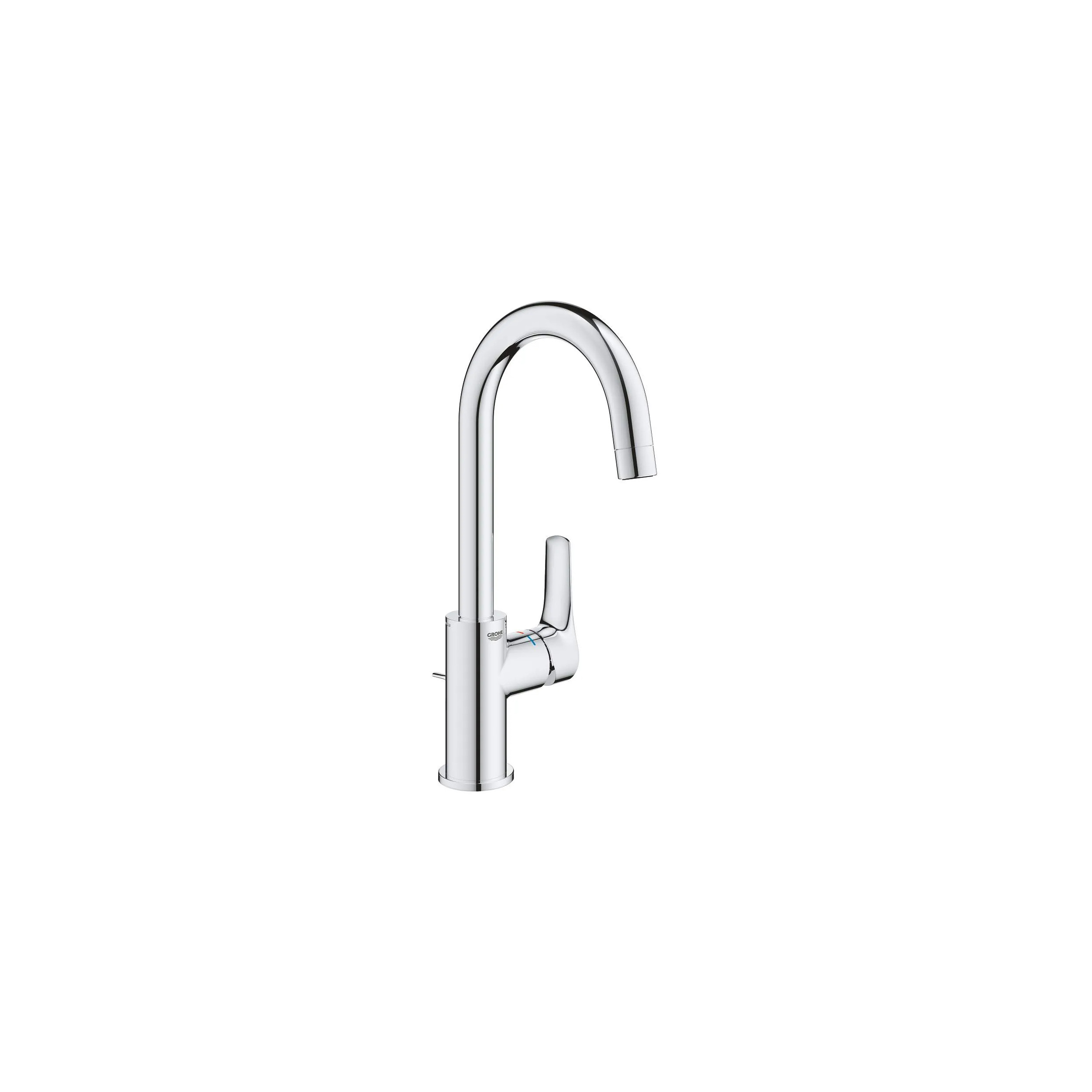 Single lever basin mixer low spout EUROCUBE