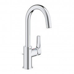 Single lever basin mixer low spout EUROCUBE