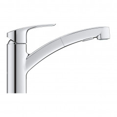  Grohe EUROSMART single lever sink mixer with pull-out shower