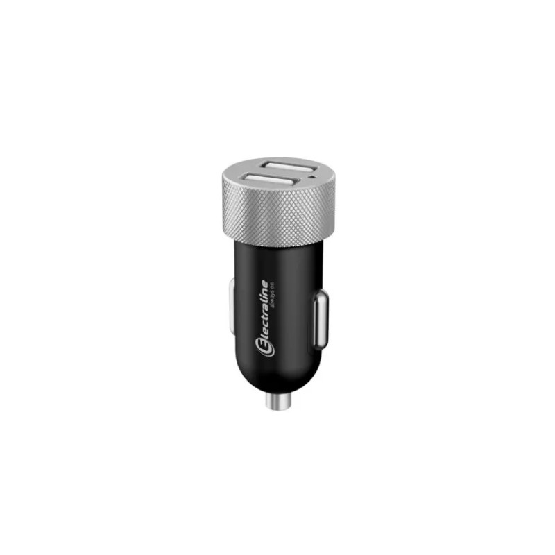 Adaptador de mechero de 12V, 2 USB 4,8A para smartphone