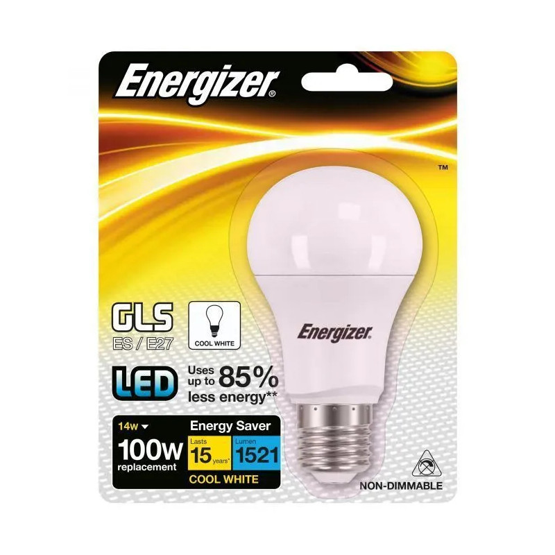 E27 LED Bulb, 1521 lumens, 14W/100W