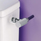 Angle WC tap, round design