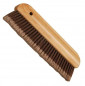 Brosse à tapissier avec manche en bois, vernis, 30cm