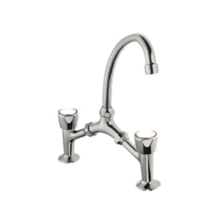 Shower mixer, centre distance 6cm