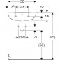 Washbasin BASTIA 50x41cm