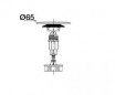 Cover valve with cut and click slider and basket for drain 1229