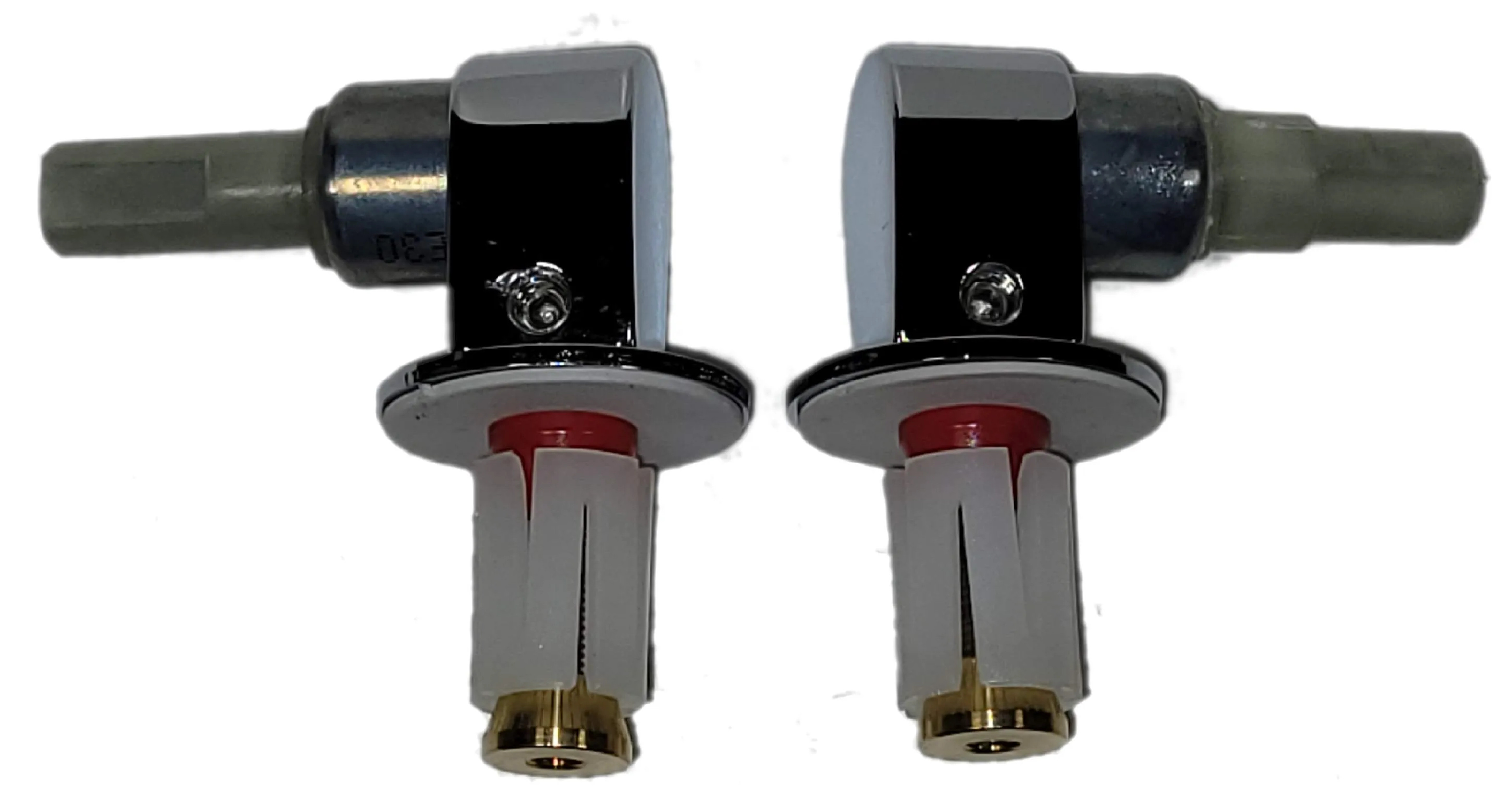 Hinge fasteners with slow descent for Chamade toilet seat