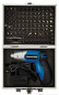 Cordless screwdriver 3.6v, with 102 pieces case