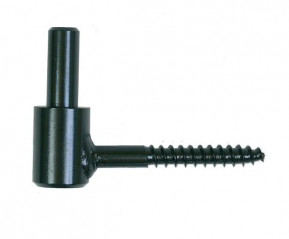 Standard shutter hinge, diameter 14mm, black