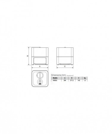 Humidificador de aire iónico programable Amazonia 32 w, 2,4 litros