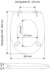 Ariane WC-Sitz Standardfarbe bahamabeige