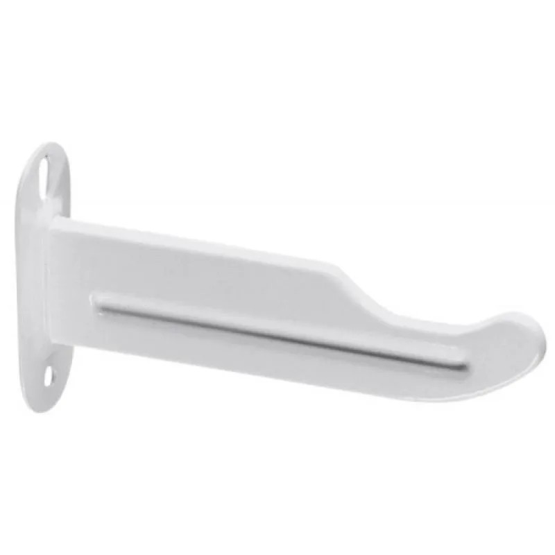 Traditional cast iron radiator support, 100 mm, to screw, white epoxy