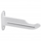 Traditional cast iron radiator support, 100 mm, to screw, white epoxy