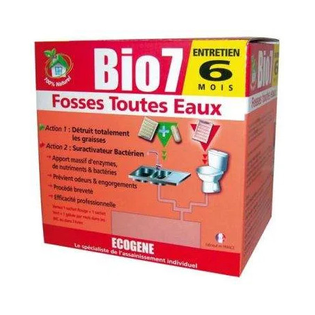 Manutenzione della fossa biologica 6 mesi, 1 kg