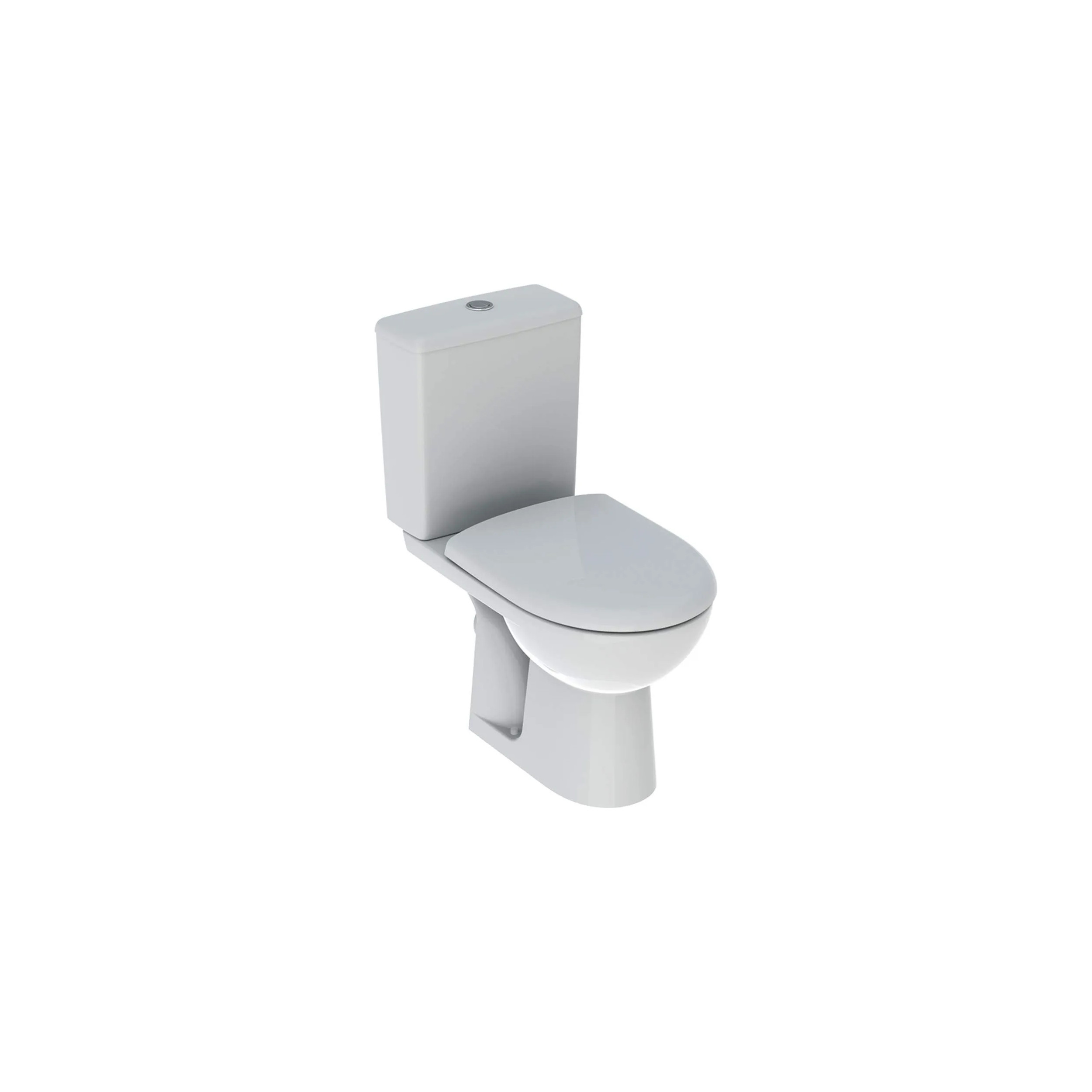 Pack WC au sol Geberit Renova Rimfree, sortie horizontal, avec abattant