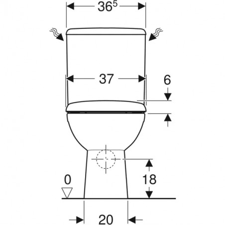  Allia Prima 6 Rimfree SH slow closing toilet pack