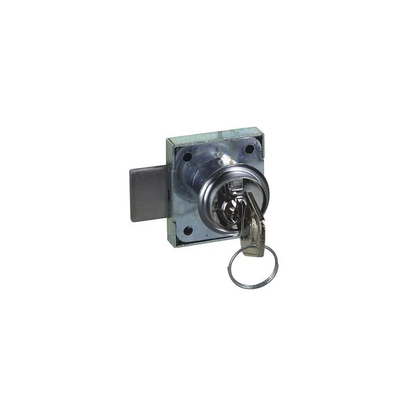 Cerradura de cilindro de 20 mm para puerta izquierda o derecha, dos llaves, L35xH40xEP9mm.