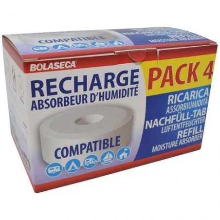 Recharge absorbeur d\'humidité 4 fois 425g