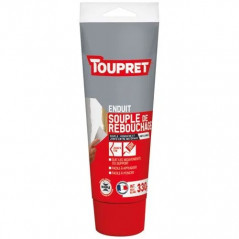 Mastic à pate souple pour intérieur et extérieur, 330g, blanc