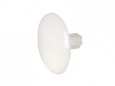 Tapones para tornillo Allen HC4 nº 4 D.12mm, PVC blanco, 14 piezas.