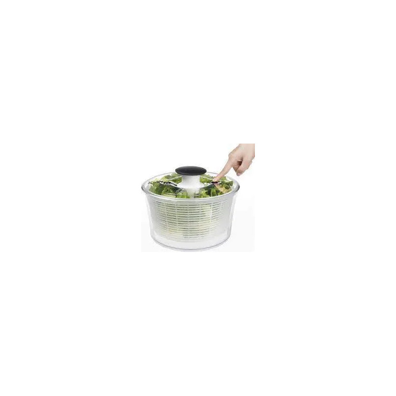 Transparent salad spinner 28cm.