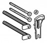 Trigger rod kit for delta plate