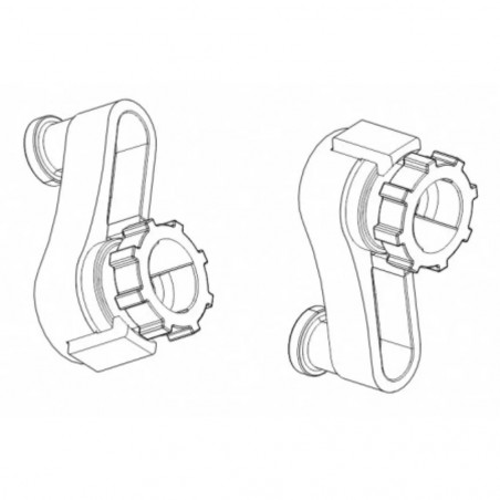 Mounting set for control plate