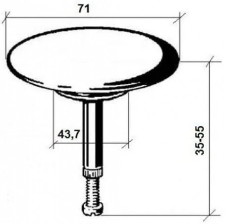 Bathtub drain valve for VIEGA SIMPLEX, MULTIPLEX