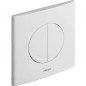 Plaque de commande ARGOS 2 touches en ABS blanc pour bati support WISA