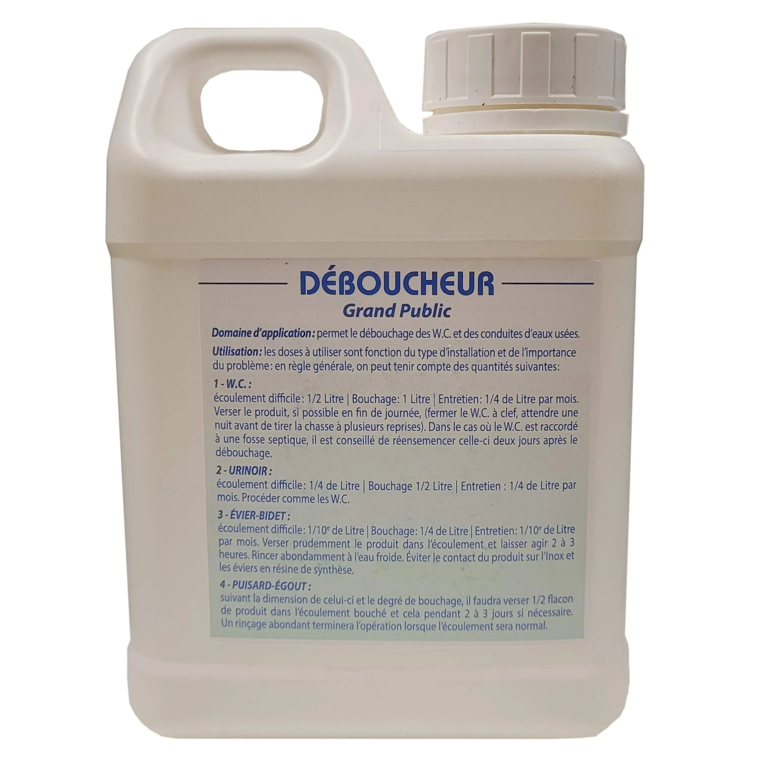 Déboucheur grand public, 1 litre