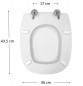 SELLES Asiento de inodoro Giro, blanco