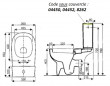 SELLES Asiento de inodoro Giro, blanco