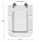 SELLES Carat toilet seat, white