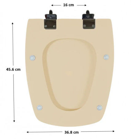 Sedile della toilette SELLES Cheverny, Bahamas beige