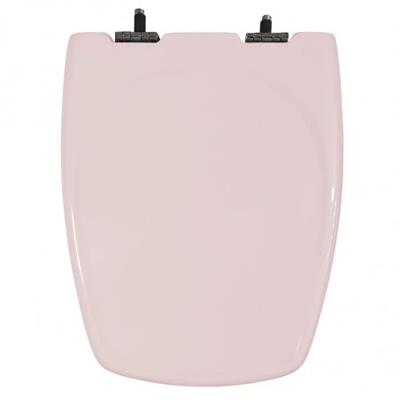 Asiento de inodoro SELLES Cheverny, reflejo rosa