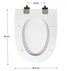 SELLES Versailles toilet seat, white