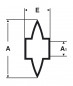 Cutting wheel for iron tube 210110, 210120 and 210130