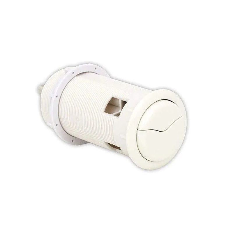 White knob for technical duct support frame