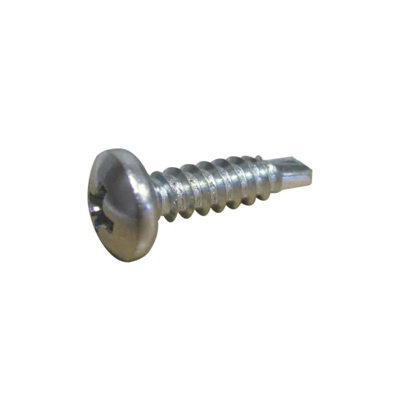 Tornillo autoperforante de cabeza de botón, acero galvanizado 4,2x38mm, 20 piezas.