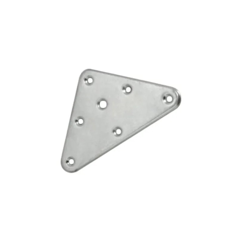 Platine de fixation pour pied de meuble M8, L. 90 x P. 90 x 120 mm