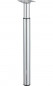 Adjustable table and furniture leg, 300 to 500 mm, grey chromed metal