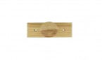 Coat hook in raw pine 1 head L. 110 x H. 42 x D. 60 mm