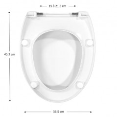 Asiento adaptable blanco VITRA NORMUS WALL HUNG