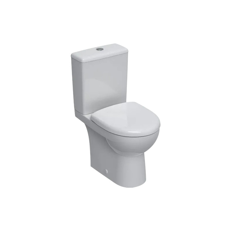 renova RIMFREE compact floor mounted toilet pack, multidirectional outlet