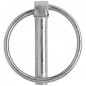 Pin clips galvanized steel wire diameter 11 mm, 1 piece