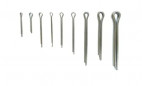 Split pins assorted diameter 1 to 3 mm, 48 pieces