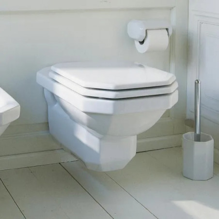 Abattant pour WC de marque DURAVIT, modèle 1930  trou octogonal.