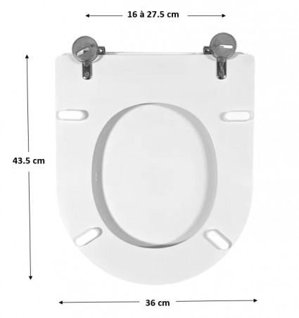 Asiento de inodoro DURAVIT, modelo STARK 2.