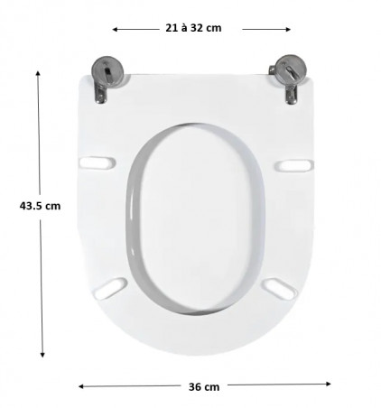 DURAVIT toilet seat, model STARK 3.