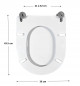 Abattant pour WC de marque DURAVIT, modèle STARK 3.